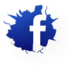 facebook icon with shadow